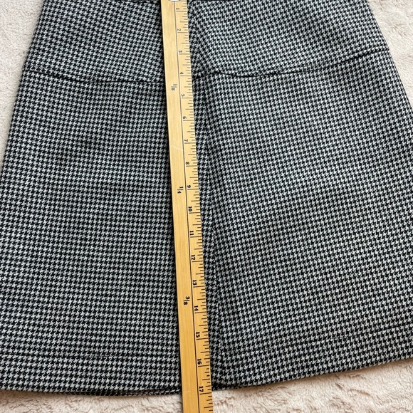APC Skirt Wool Blend houndstooth mini womens size 34 dark academia preppy - Picture 11 of 11